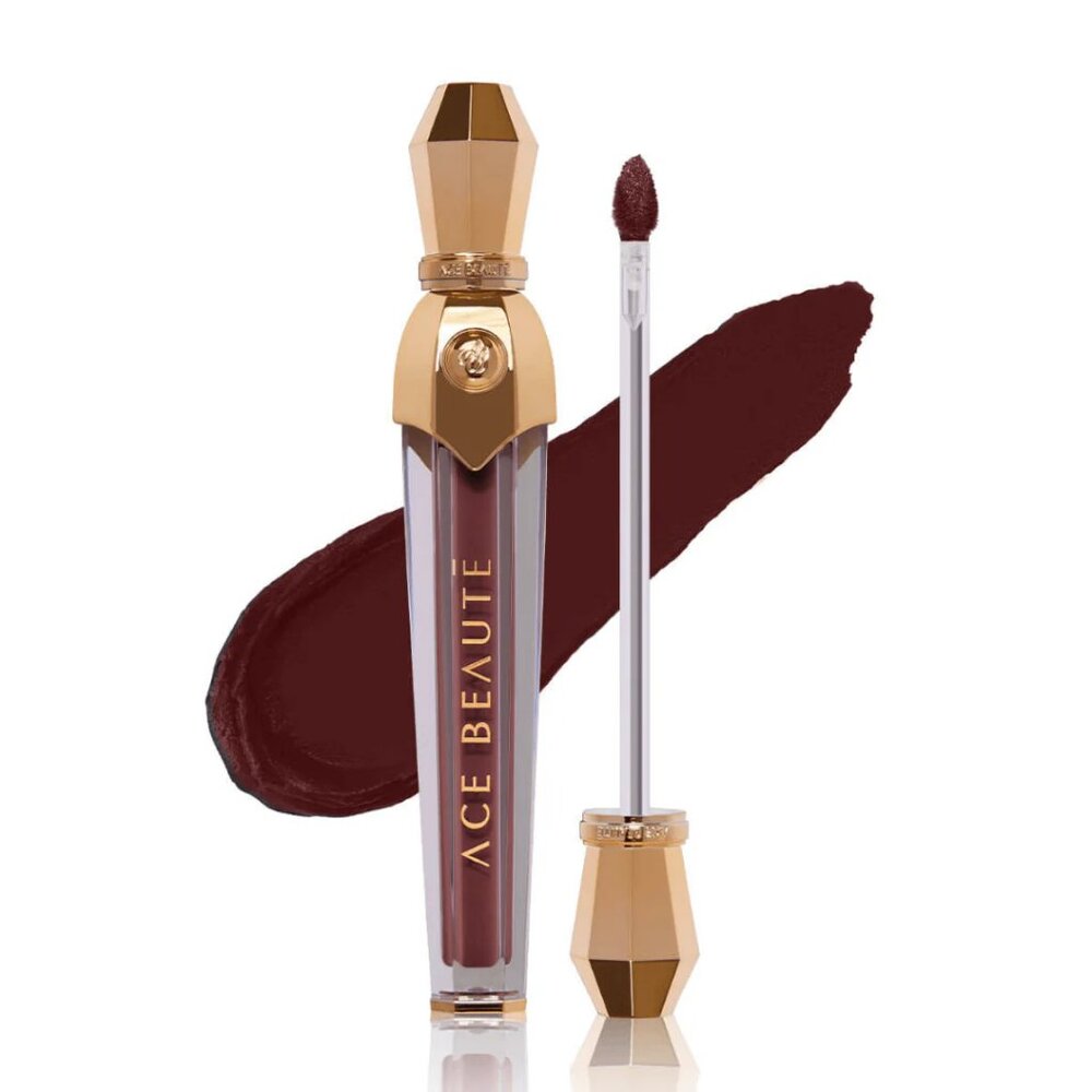 Ace Beaute Liquid Lipstick - Deep Burgundy
